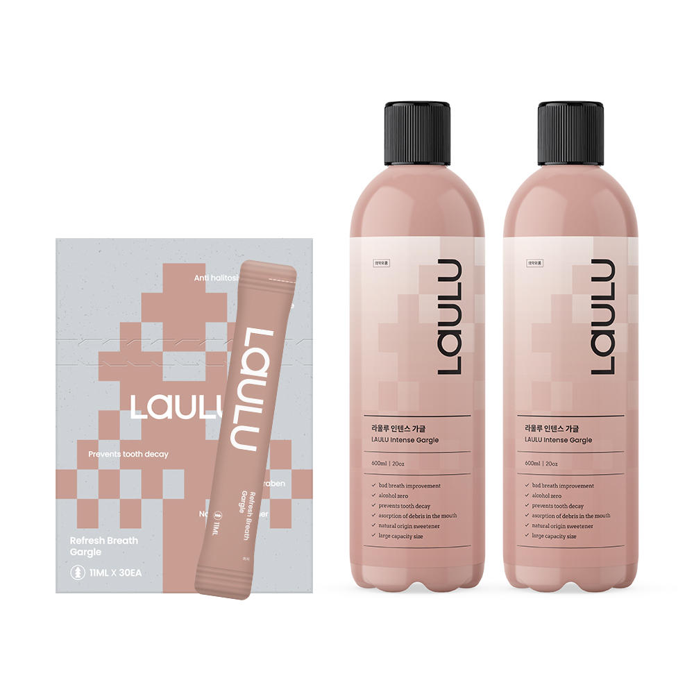 LAULU | 無酒精漱口水 [1盒裝+2支裝]