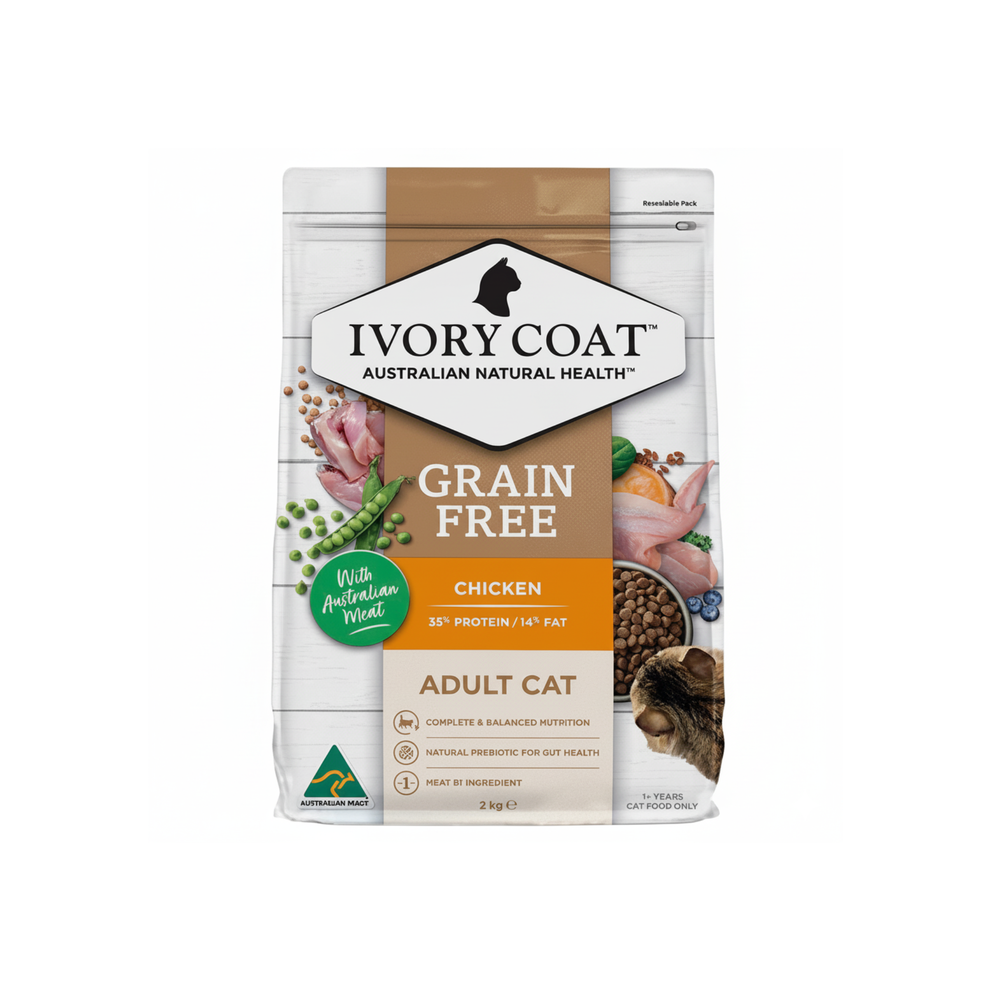 Ivory Coat 無穀物雞肉亞麻籽成貓配方 (Exp: Jan-2027)