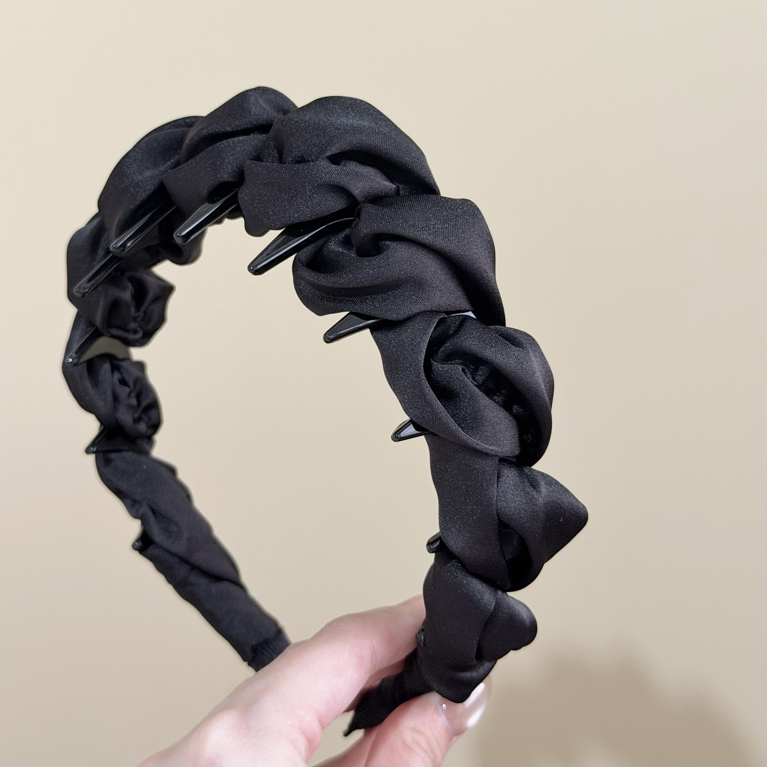 Z438雲朵帶爪髮箍