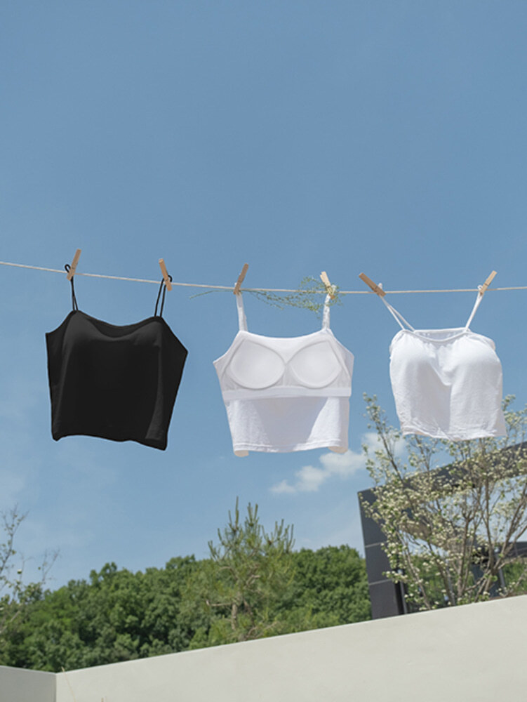 連胸墊幼帶背心｜3色