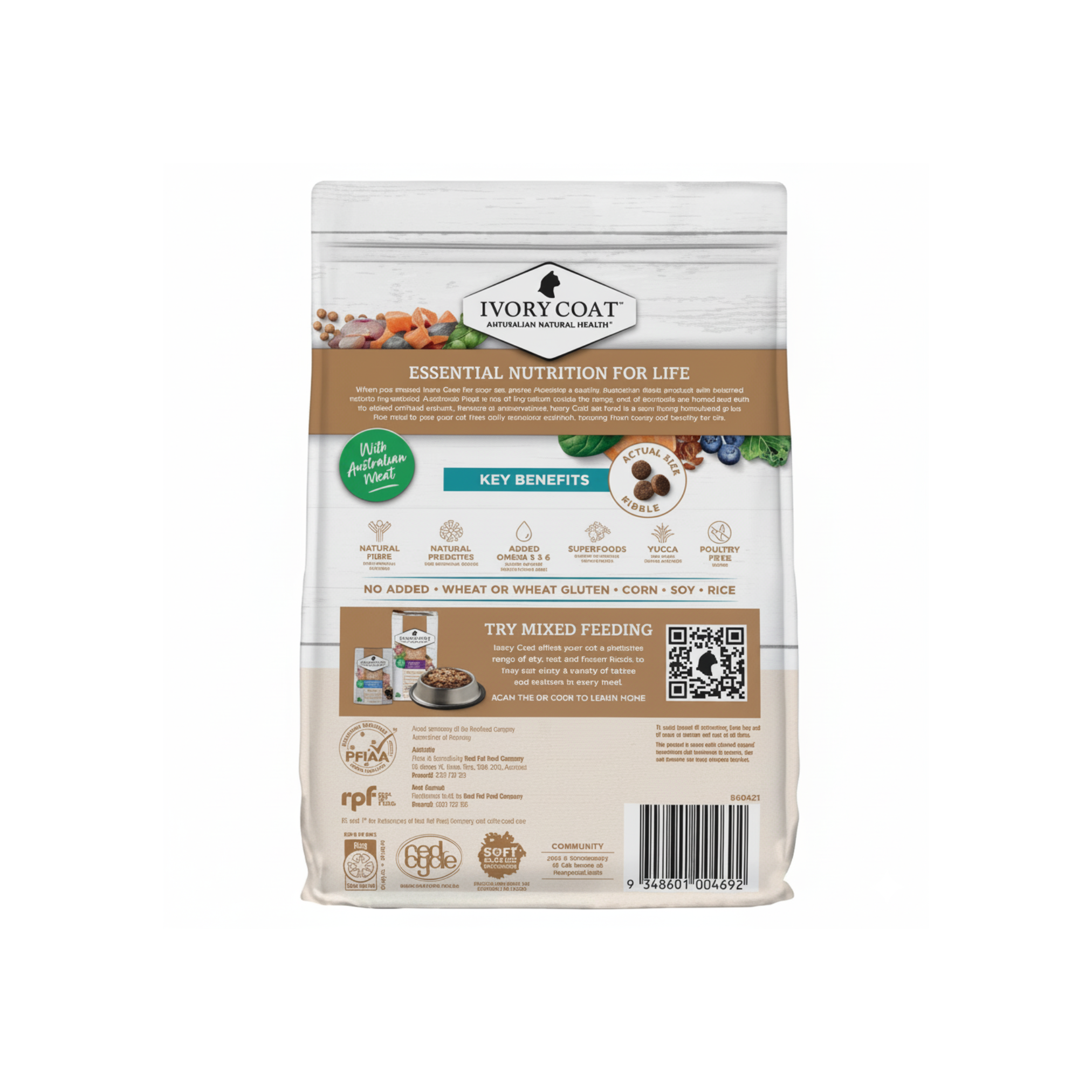 Ivory Coat 無穀物深海魚和三文魚成貓配方