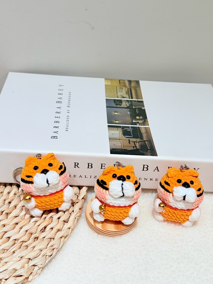 迷你胖胖小老虎吊飾