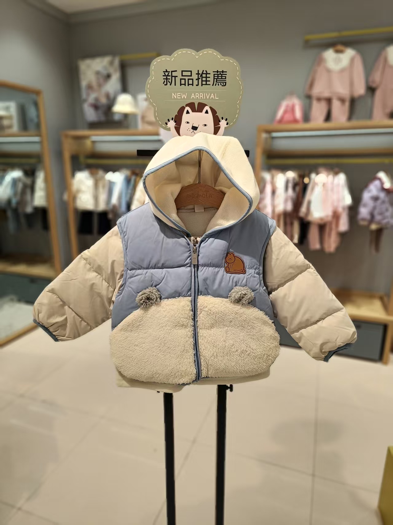 Moimoln☘︎25冬 兩件組羽絨外套(鴨絨)｜熊熊