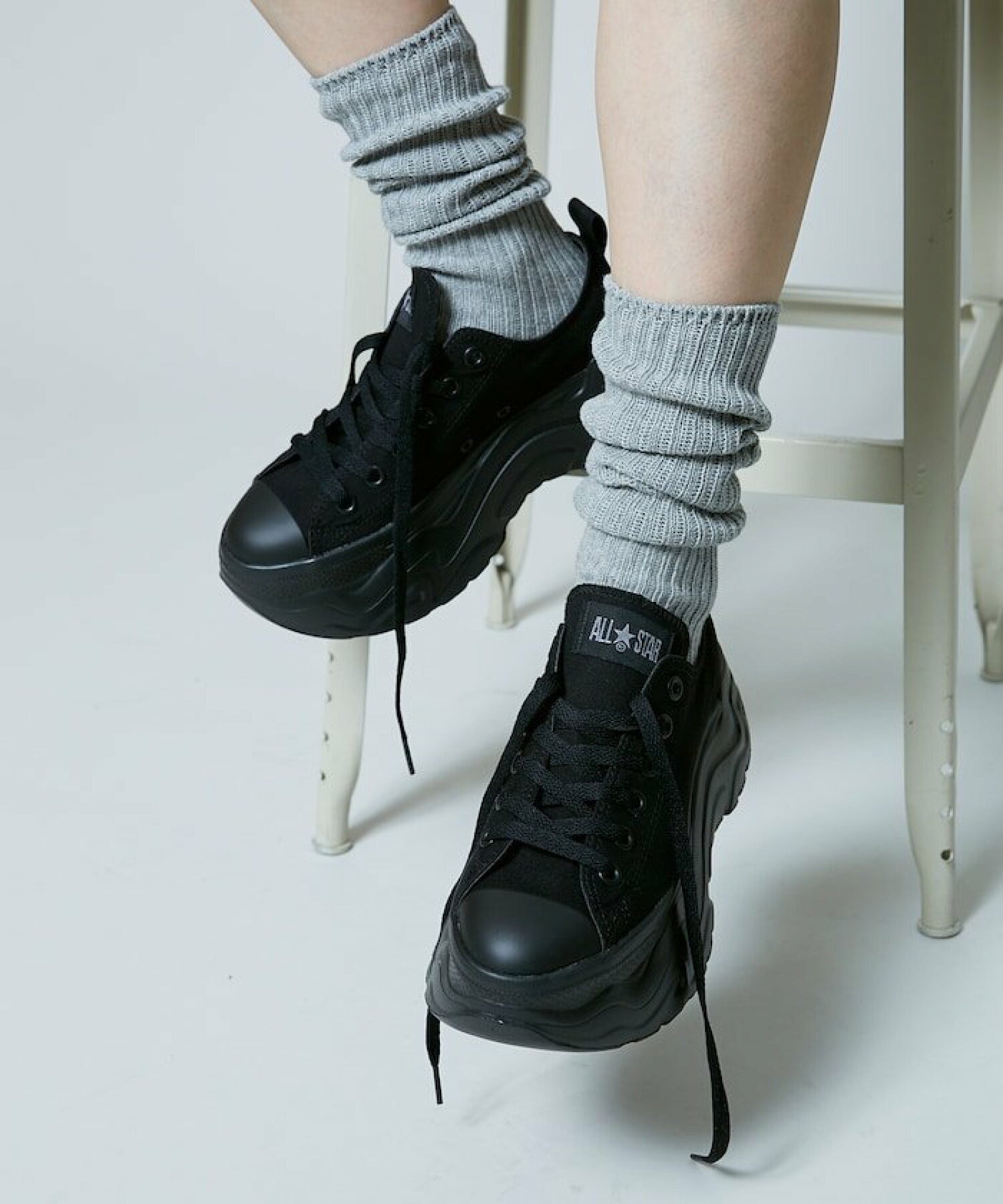 預購┃CONVERSE ALL STAR CITYHIKE OX 低筒 厚底 增高 輕量化 休閒鞋 全黑