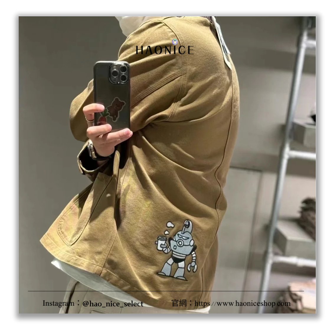 【HAO NICE】100%正品 CARHARTT WIP 美國潮牌🇺🇸SHIBUYA Limited 澀谷開業限定夾克 外套 帆布 刺繡機器人