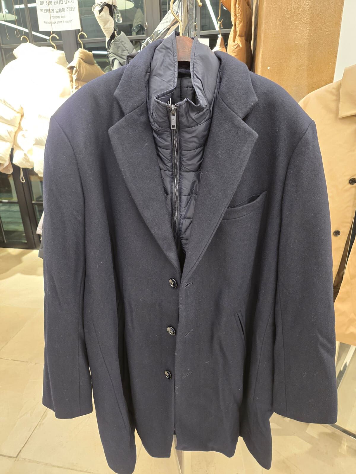 【直播】LL1106907 男裝長款羽絨長外套(707)