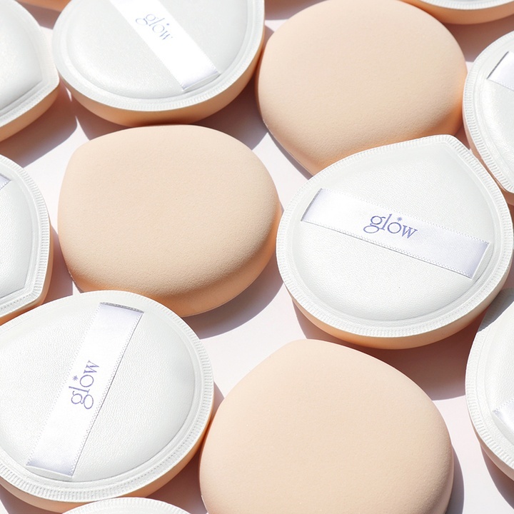 GLOW 雲朵粉撲 附收納盒 3件裝【3款款式】