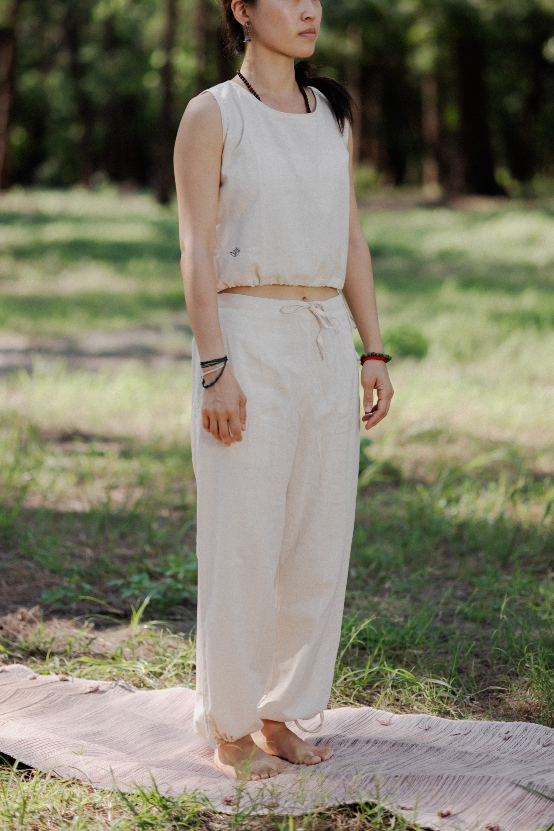 Ananda_女純棉瑜伽長褲