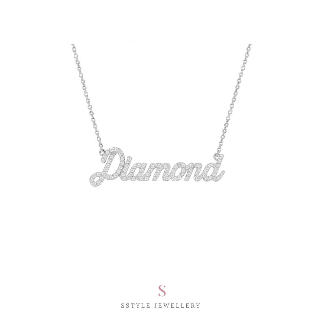 Personalized Moissanite Necklace
