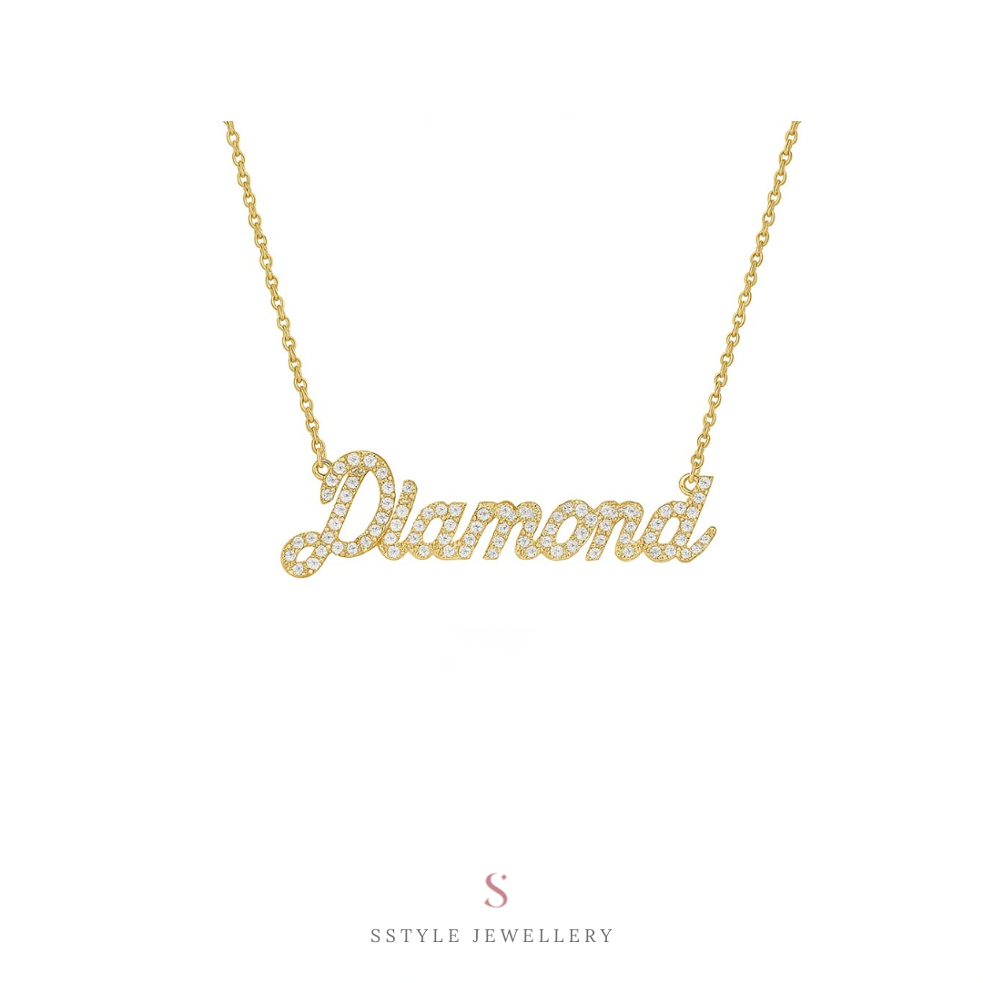 Personalized Moissanite Necklace