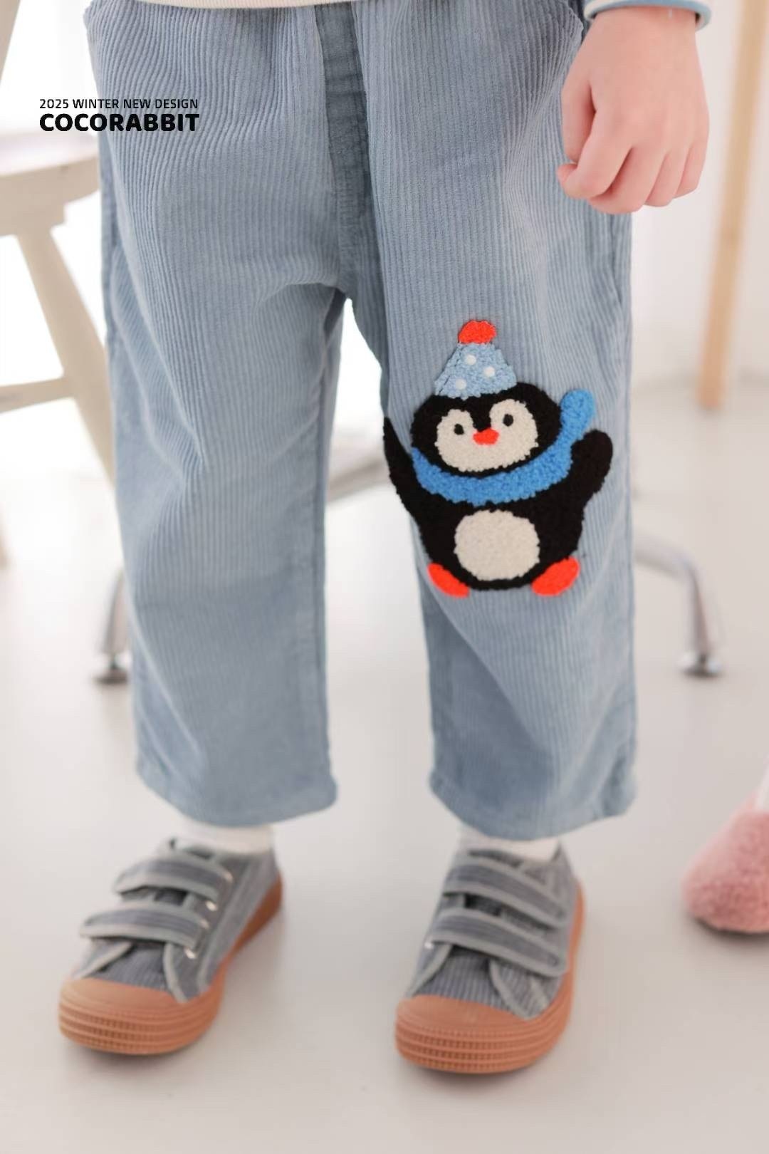 Coco Rabbit Penguin Corduroy Pants