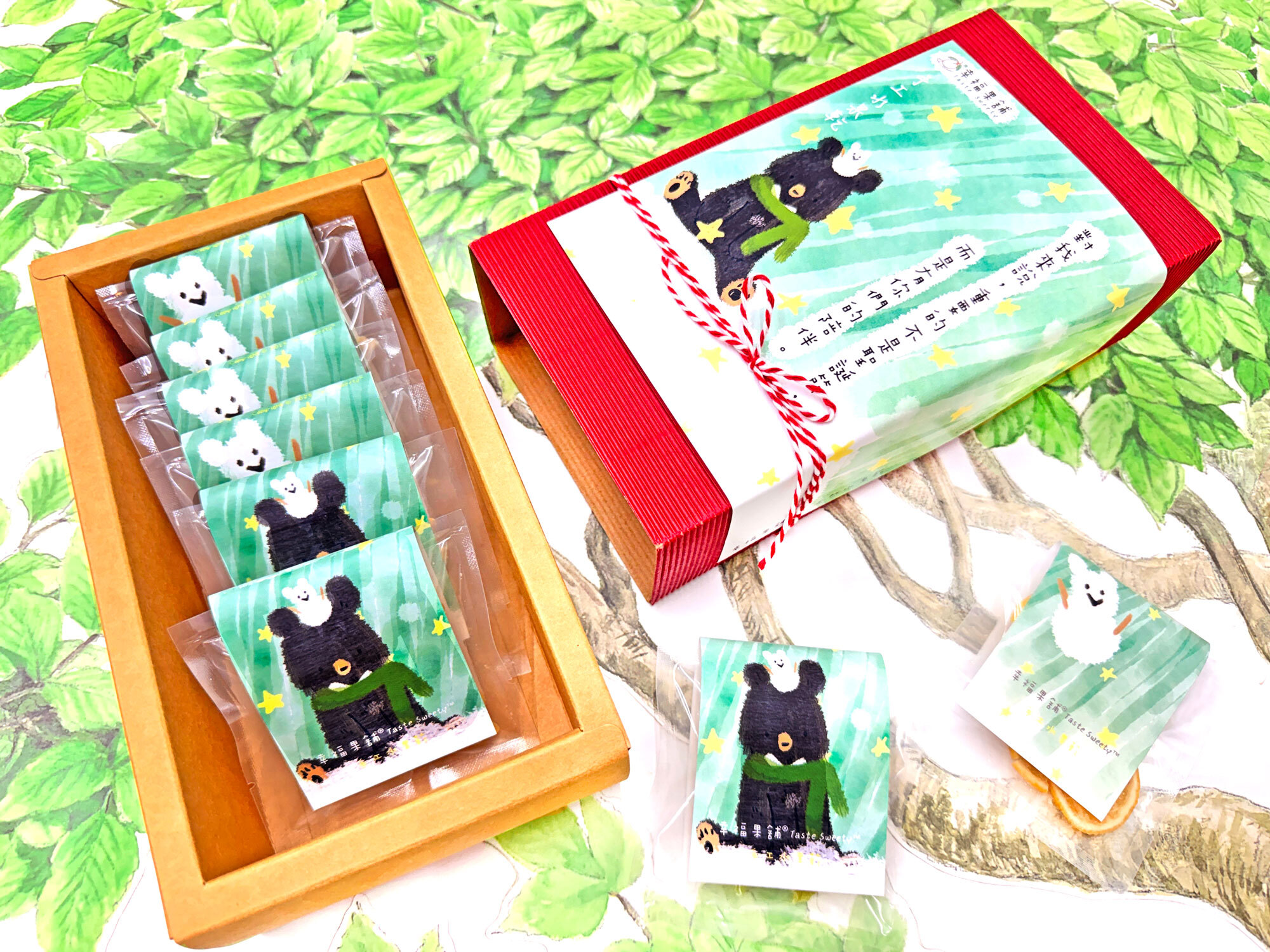 聖誕小雪熊水果乾小禮盒8入