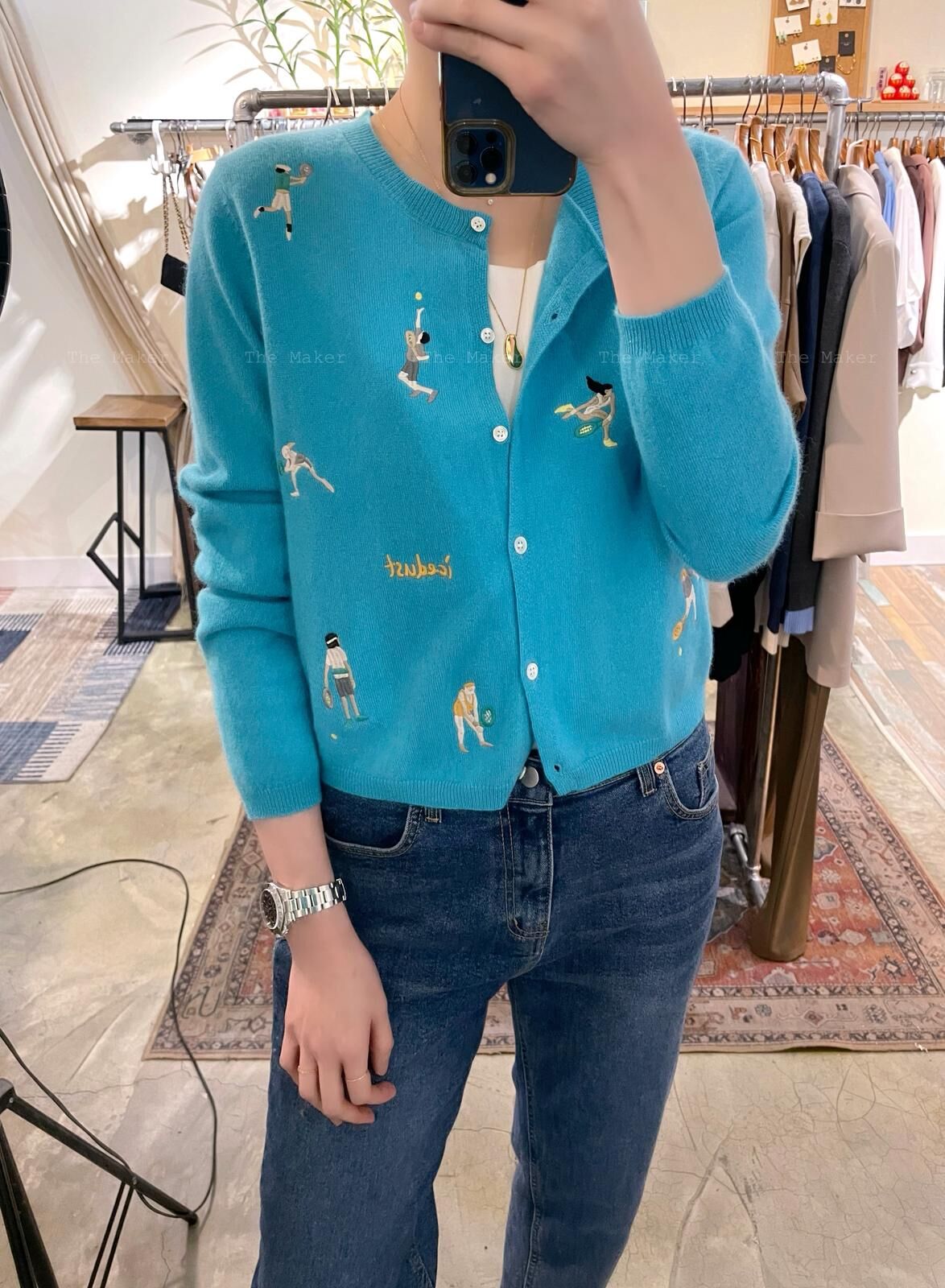 ⭐️ 100%高質羊毛刺繡Cardigan ⭐️