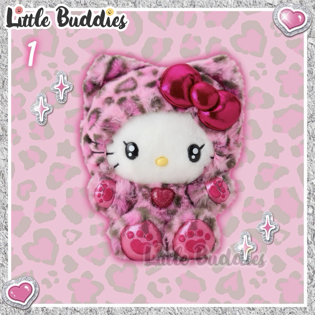 日本 Sanrio 豹紋服飾系列 公仔