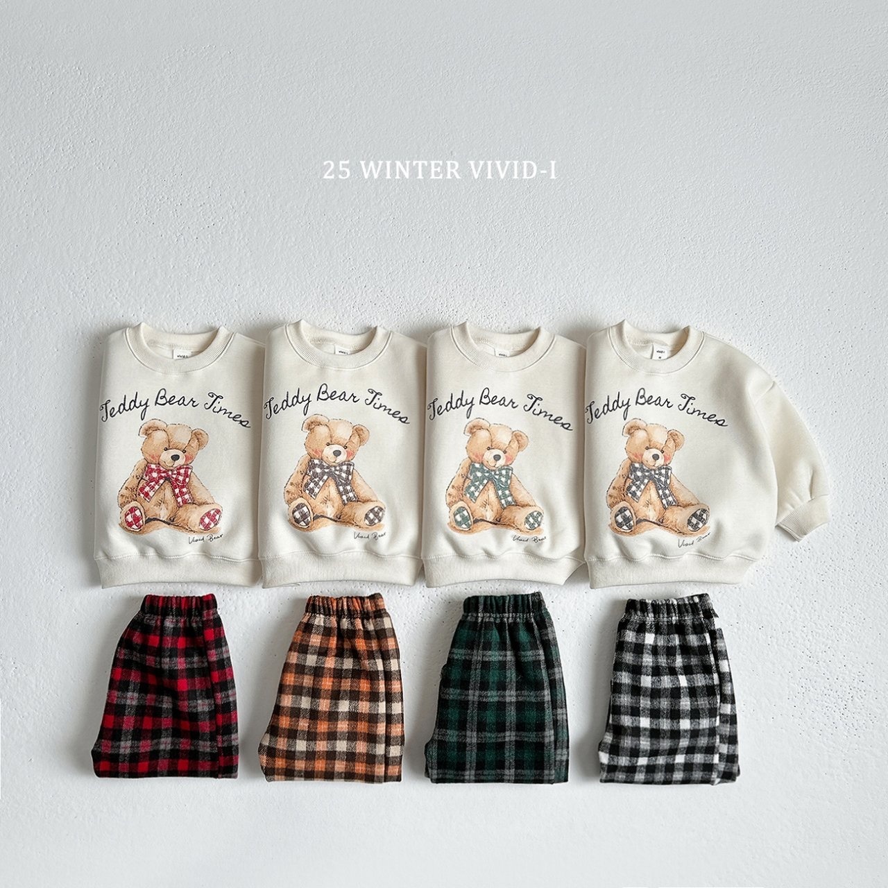 Vivid-i Teddy Check Set