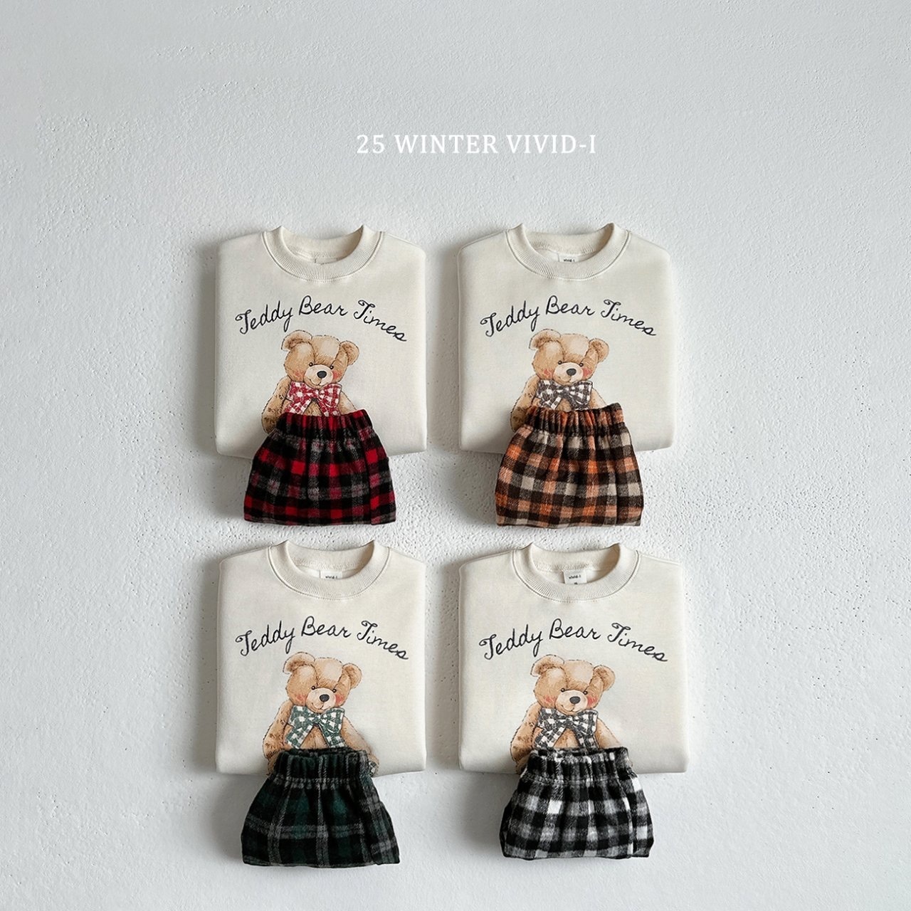 Vivid-i Teddy Check Set