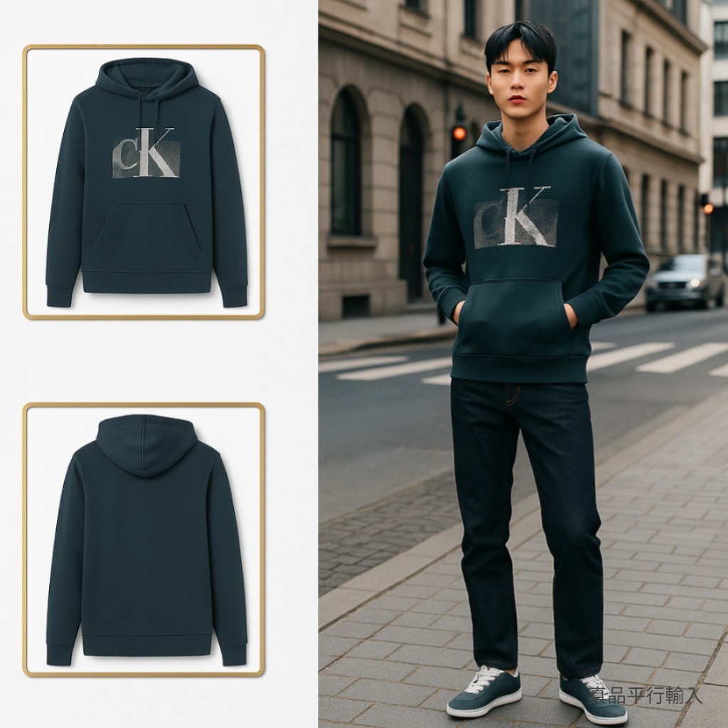 【預購】CALVIN KLEIN H110652 男裝有帽衛衣