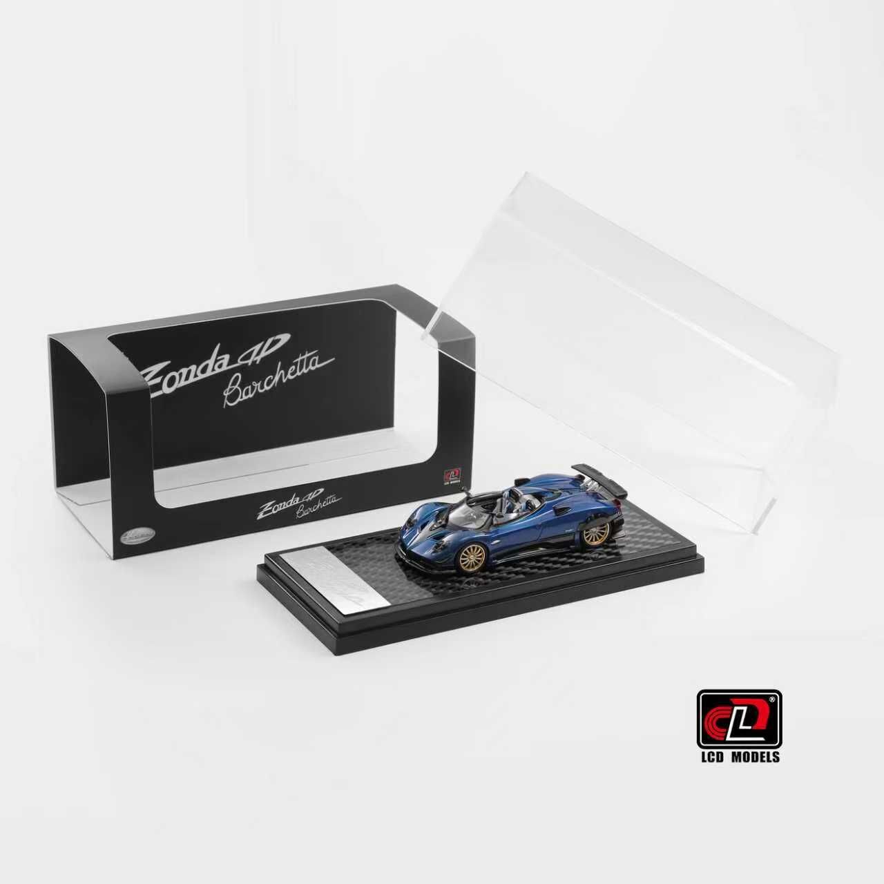 PO-$207 * LCD * 1:64 Pagani Zonda HP (Carbon Blue color)