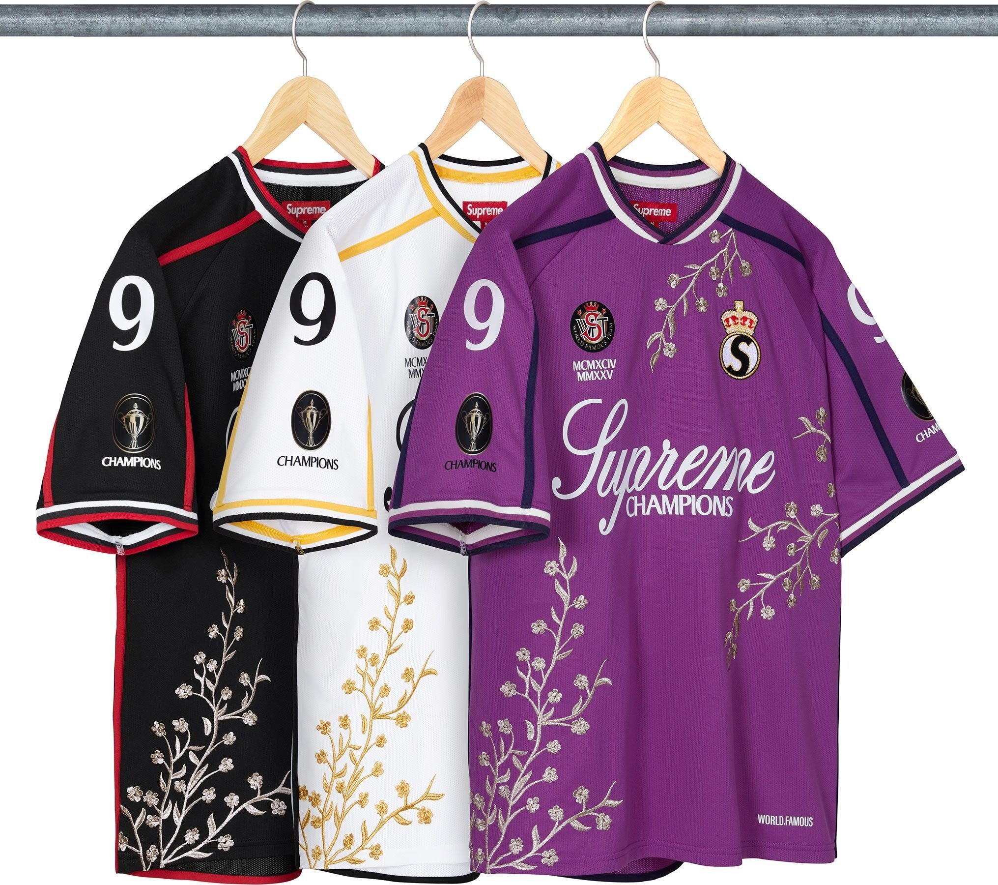 Supreme FW25 Floral Soccer Jersey