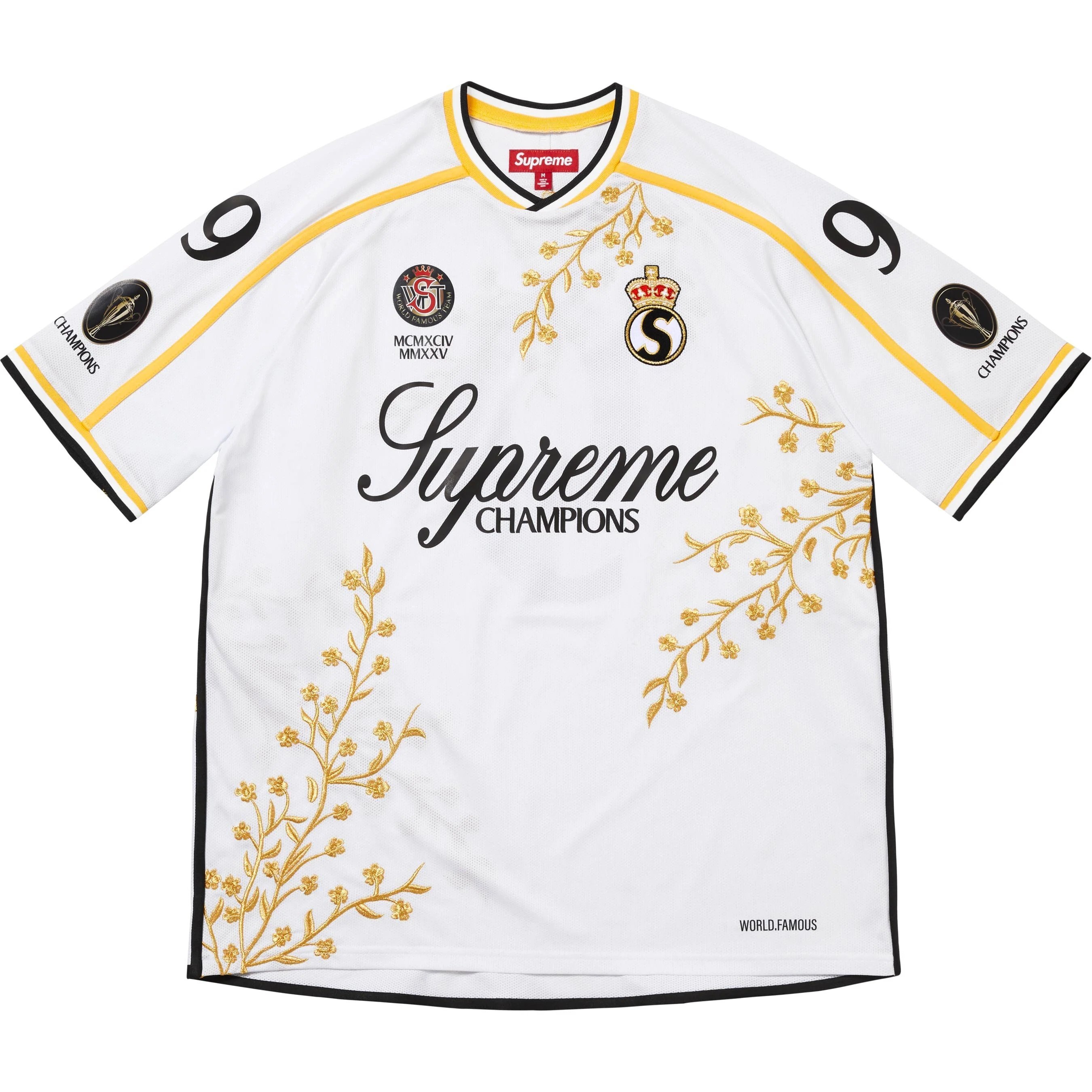 未使用級✨タグ✨シュプリーム 25FW Floral Soccer Jersey Supreme FW25 Floral Soccer Jersey
