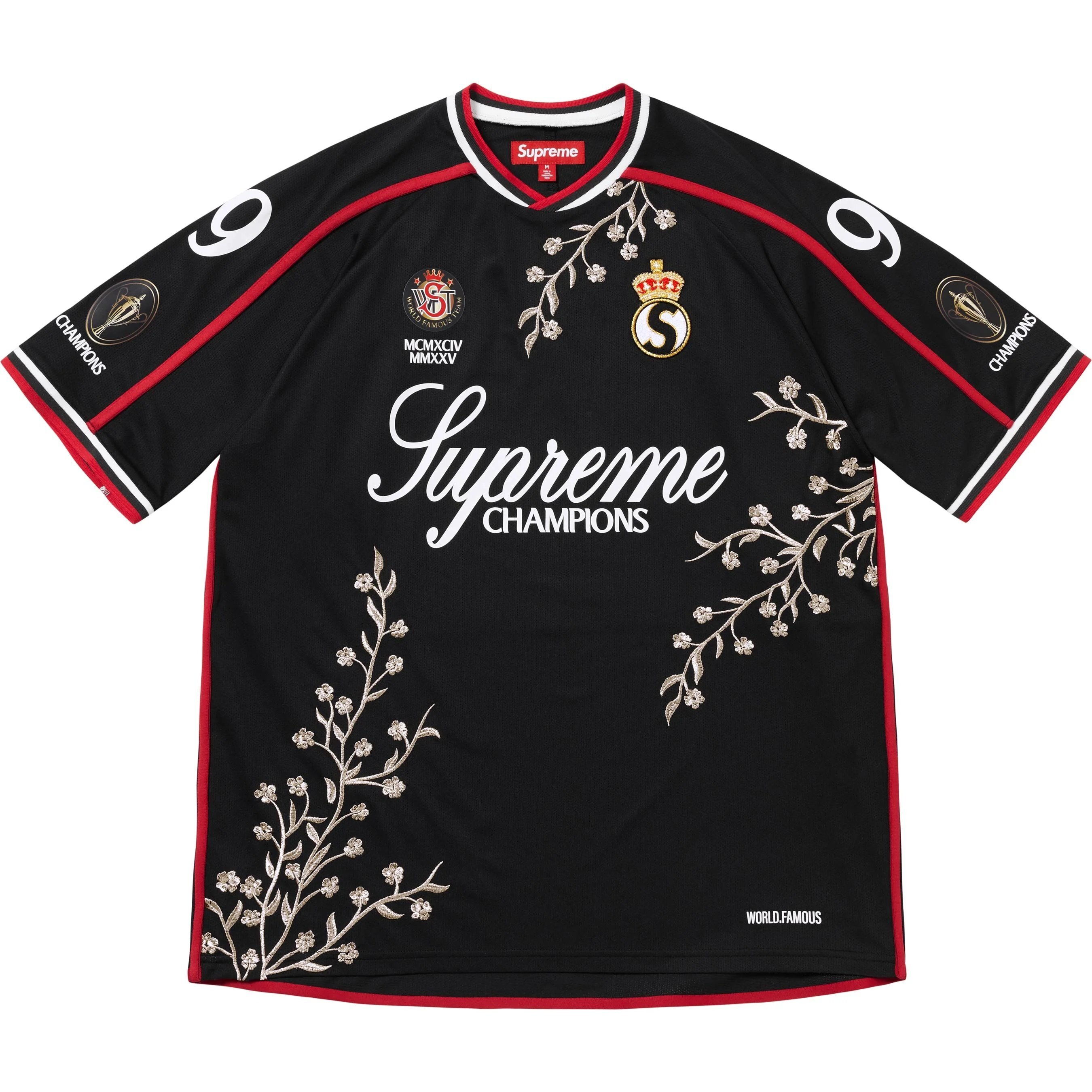 ウェア supreme soccer jersey S Supreme FW25 Floral Soccer Jersey