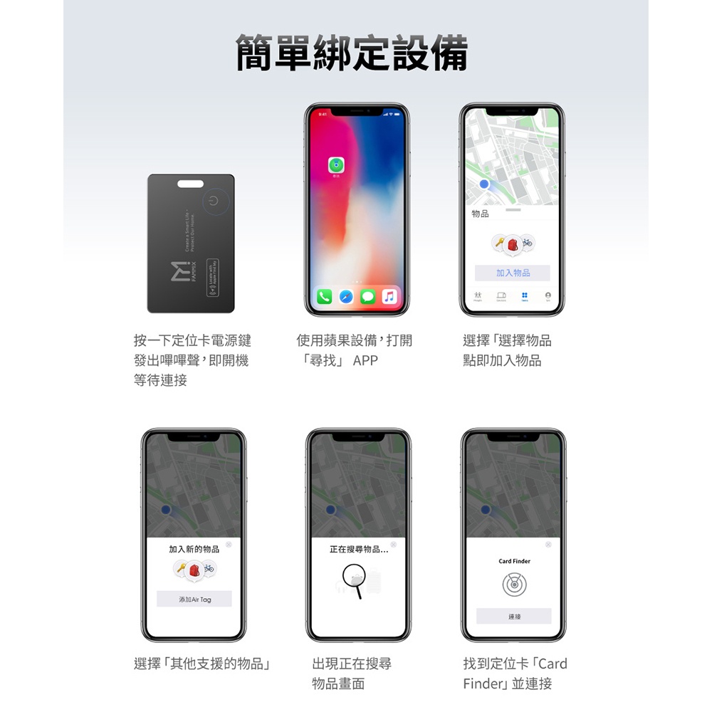 FAMMIX,fammix,菲米斯,Apple,防丟卡,定位器,防丟定位卡,防丟器,定位