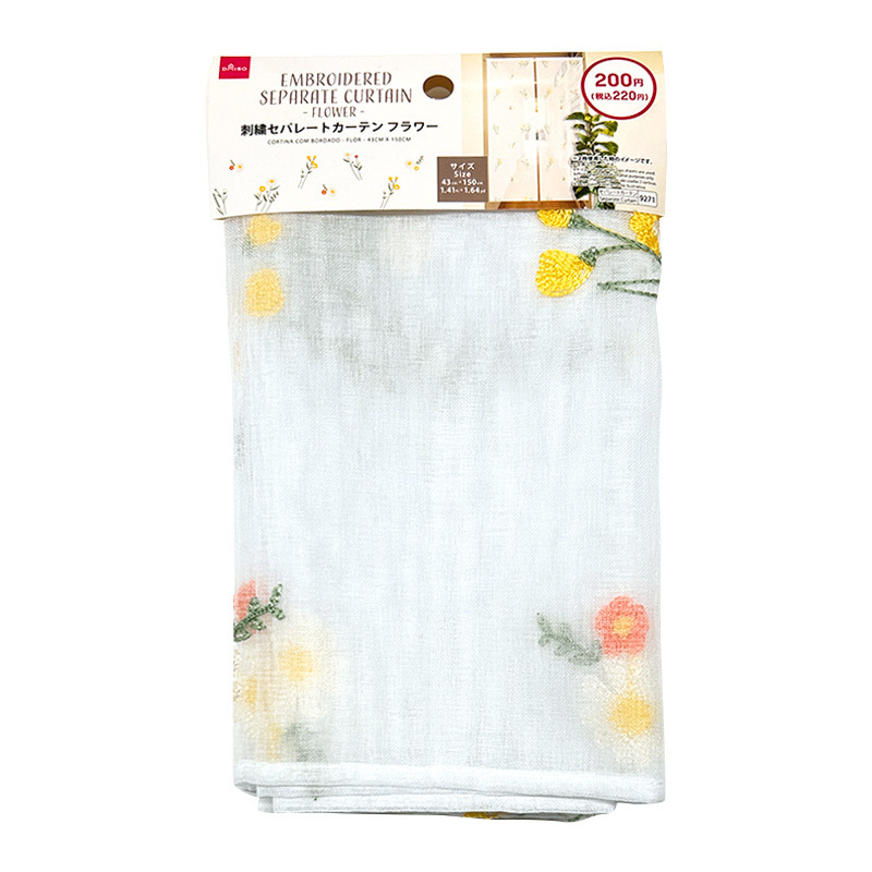 隔簾/花朵 43×150cm