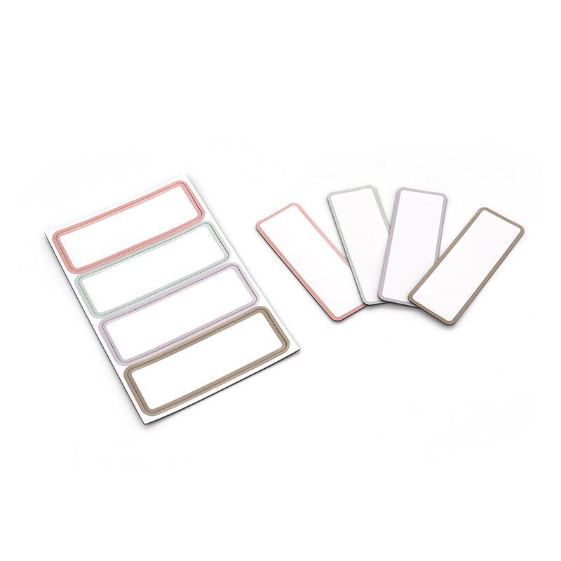 可書寫磁鐵標籤/柔和 4色 12入