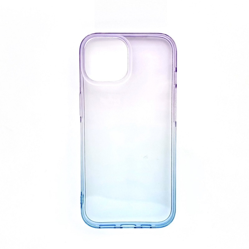 手機殼/iPhone14、15 紫藍漸層