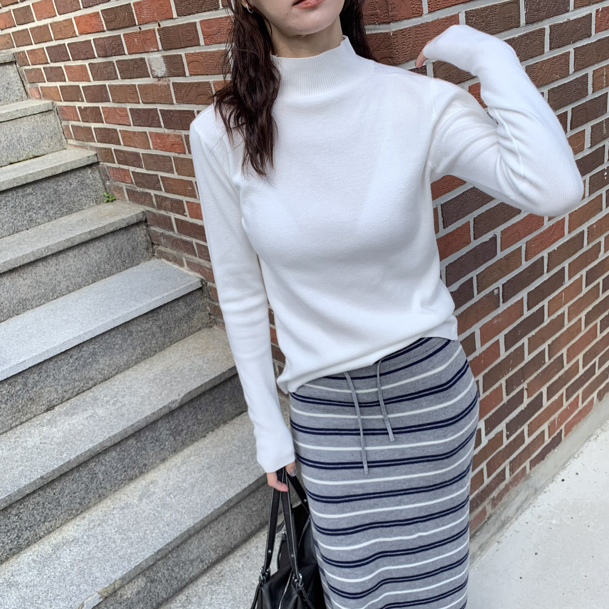 ISA_【熱銷回歸!!!】秋冬好朋友 立領針織百搭上衣_1004