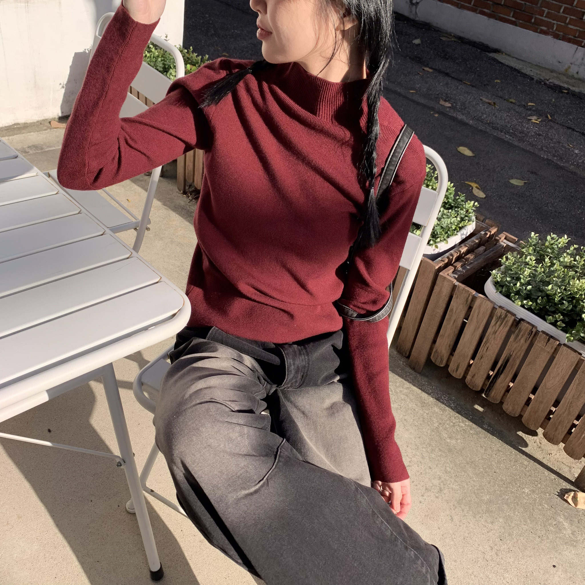 ISA_【熱銷回歸!!!】秋冬好朋友 立領針織百搭上衣_1004