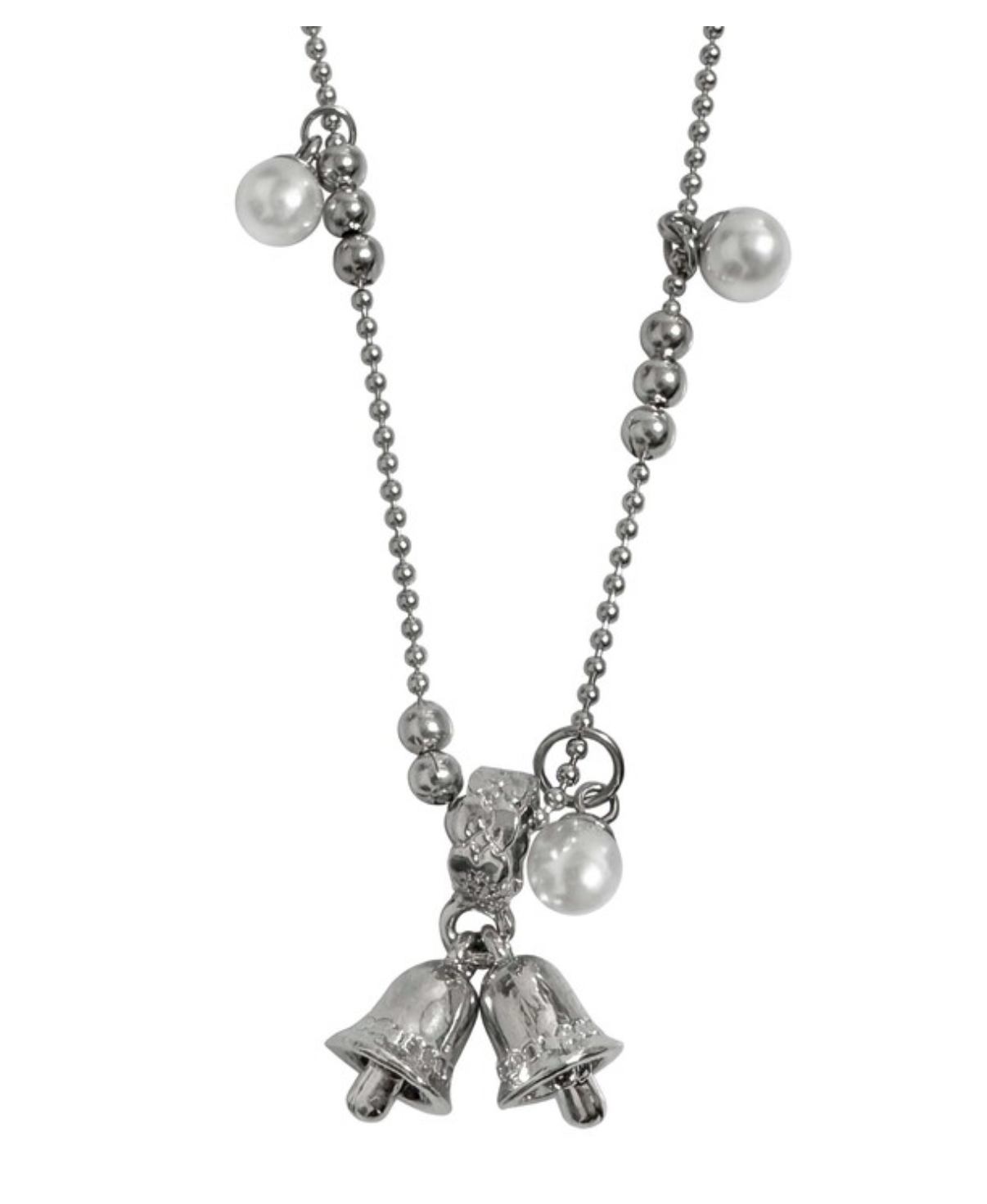 OFUSE - pearl drop necklace (bell)