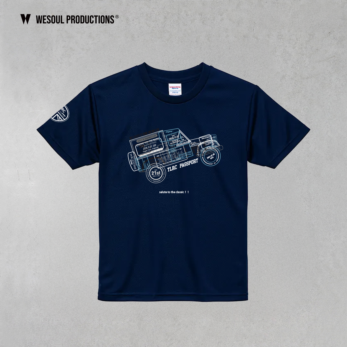 復刻 - TLRC郵戳汽車排汗T