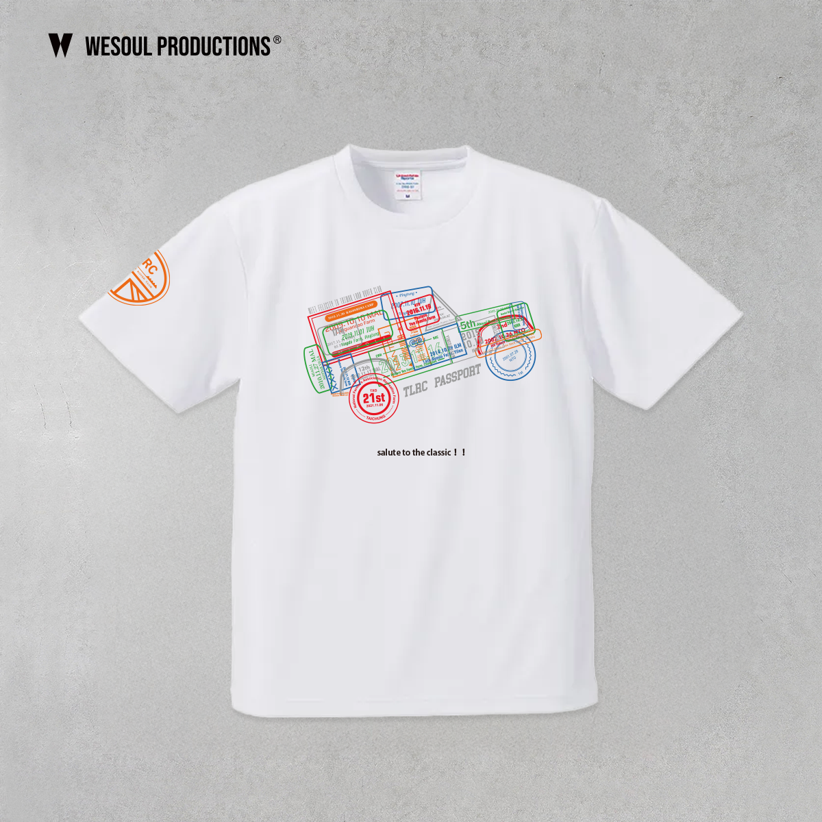 復刻 - TLRC郵戳汽車排汗T
