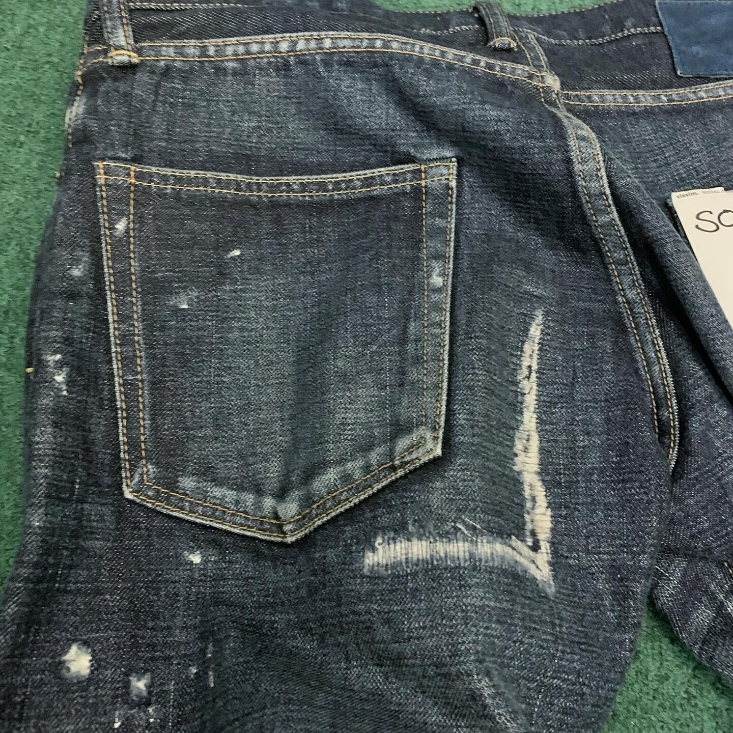 VISVIM SOCIAL SCULPTURE DAMAGED-26 JEANS (10 CUT) - SIZE 34 IN STOCK NOW (現貨發售中)