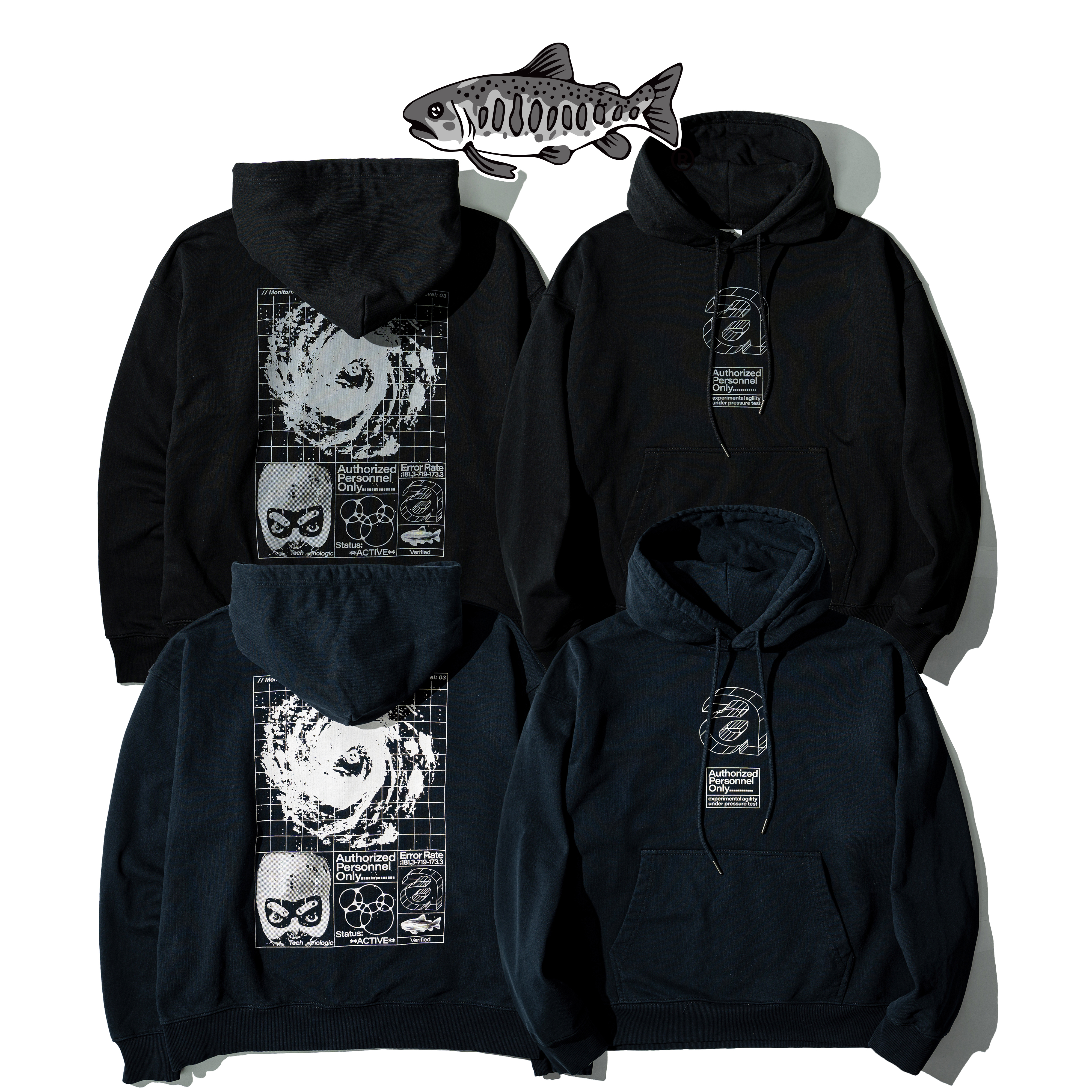 AGILITY Heavyweight Hoodie "T-eye" 重磅 颱風眼 帽Tee [HC-V2]