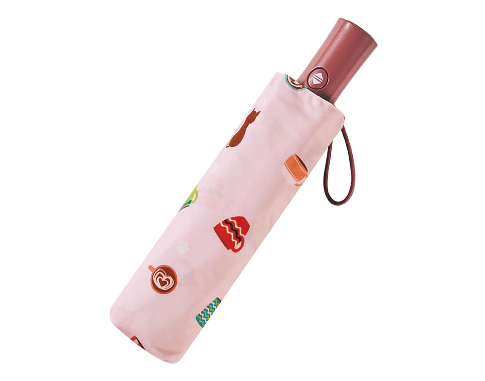 RAINSTORY粉漾午茶抗UV加大防回彈自動傘