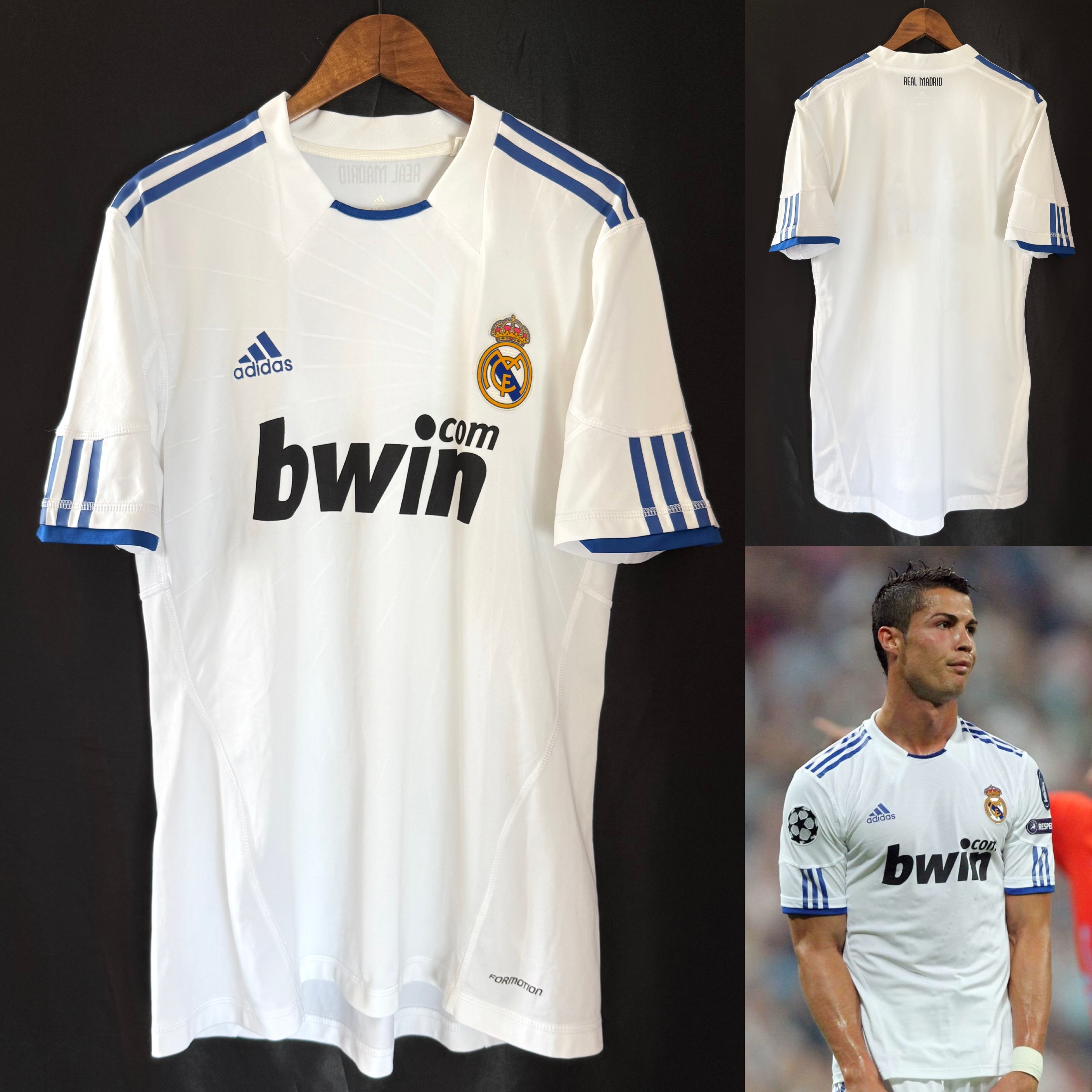 (Player Issue) Real Madrid 2010-2011 Adidas Home Player Issue Shirt
