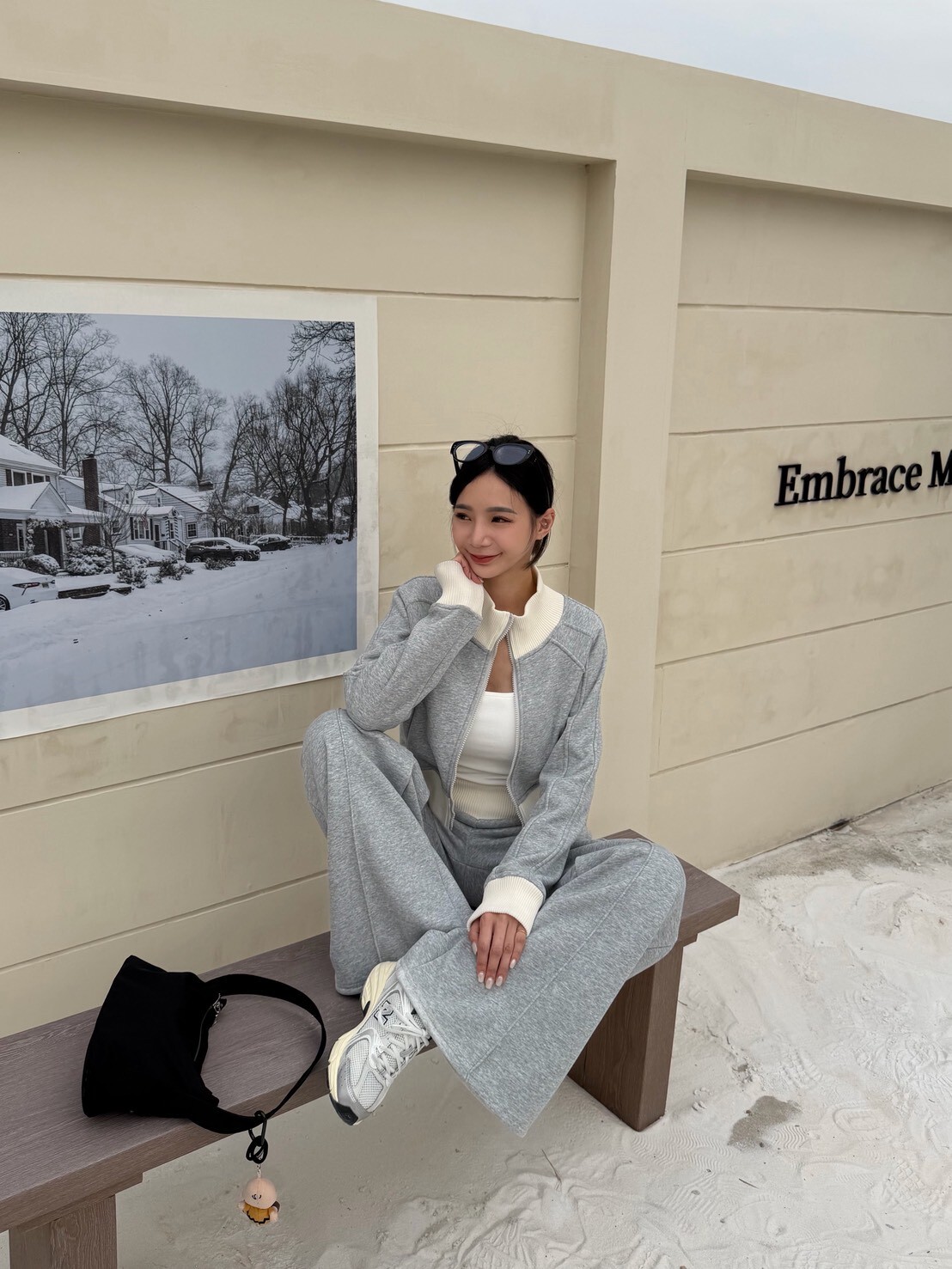 厚磅質感內刷毛套裝