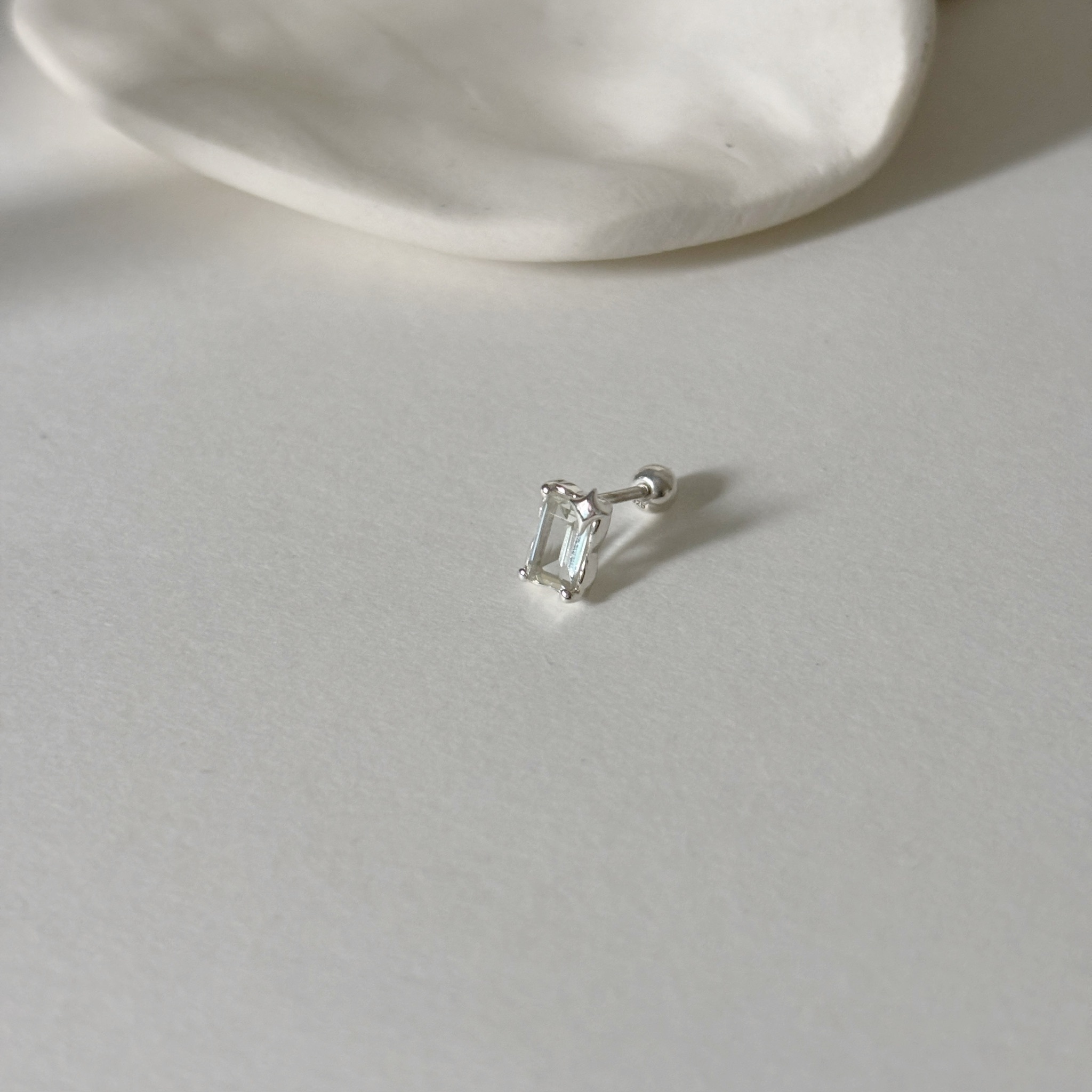 星芒魔鏡綠色紫水晶轉珠耳環