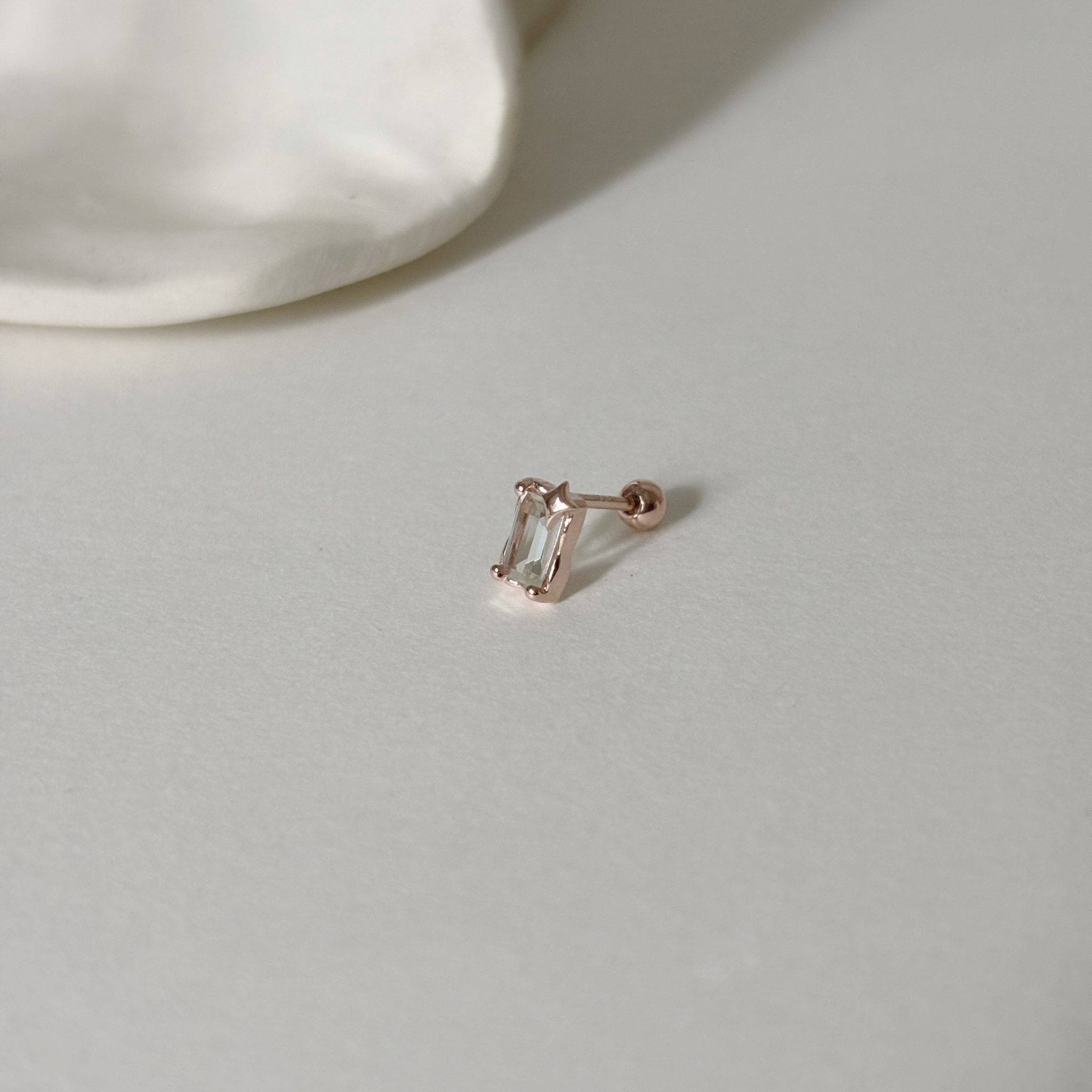 星芒魔鏡綠色紫水晶轉珠耳環