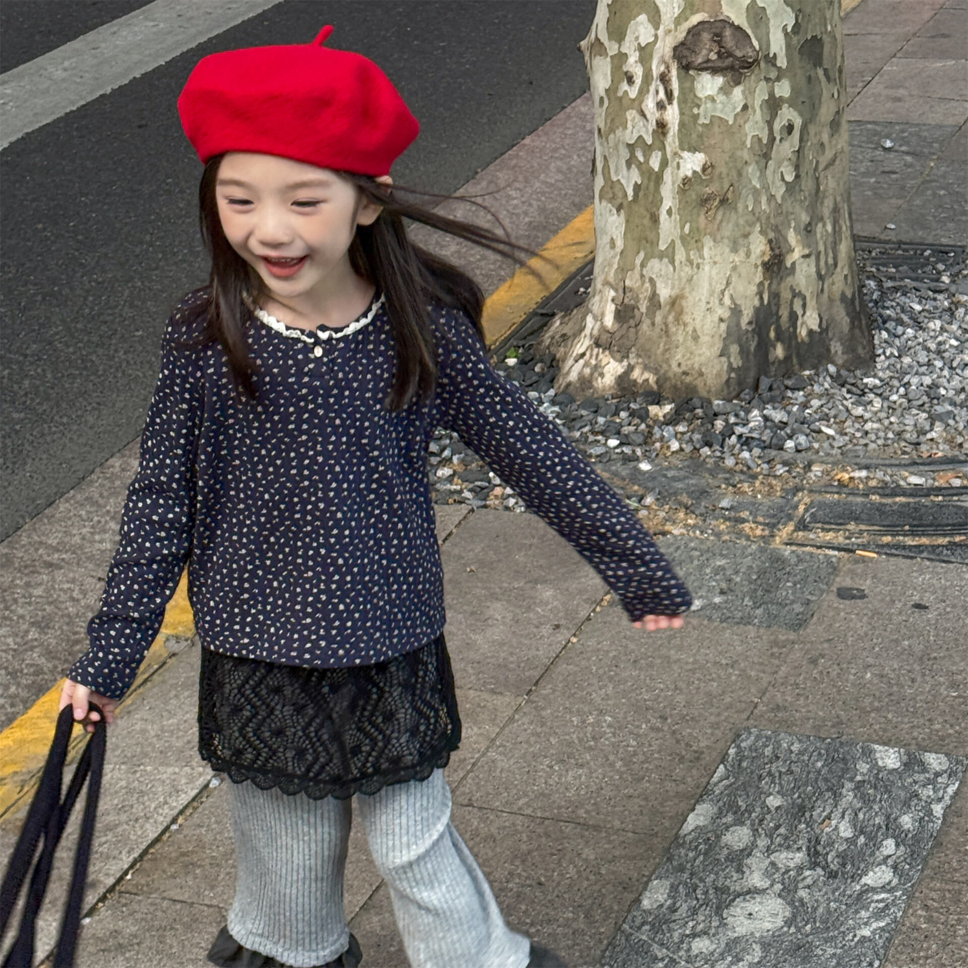 碎花邊內搭衣(80-130)