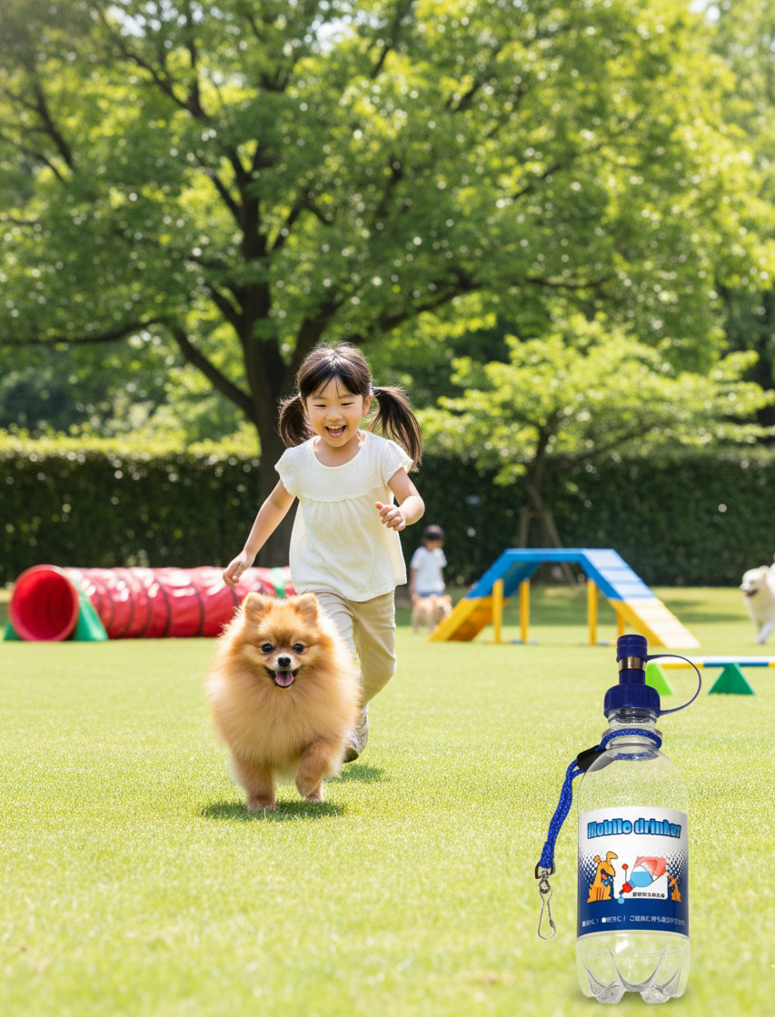 (台灣製造) 市瀨 Mobile Drinker DY-6 寵物飲水器 350ml (小型犬貓適用)