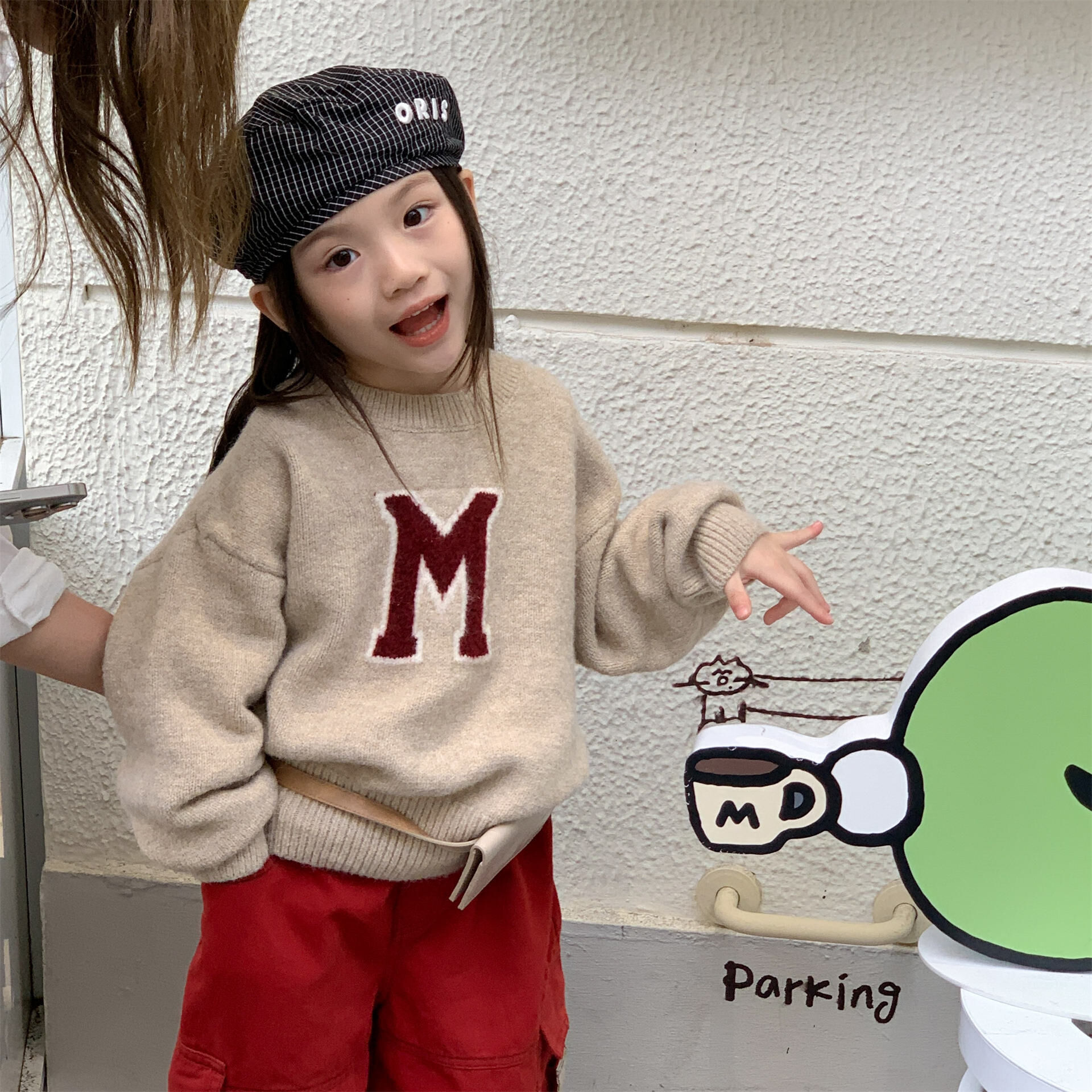 W/B針織上衣(80-130)