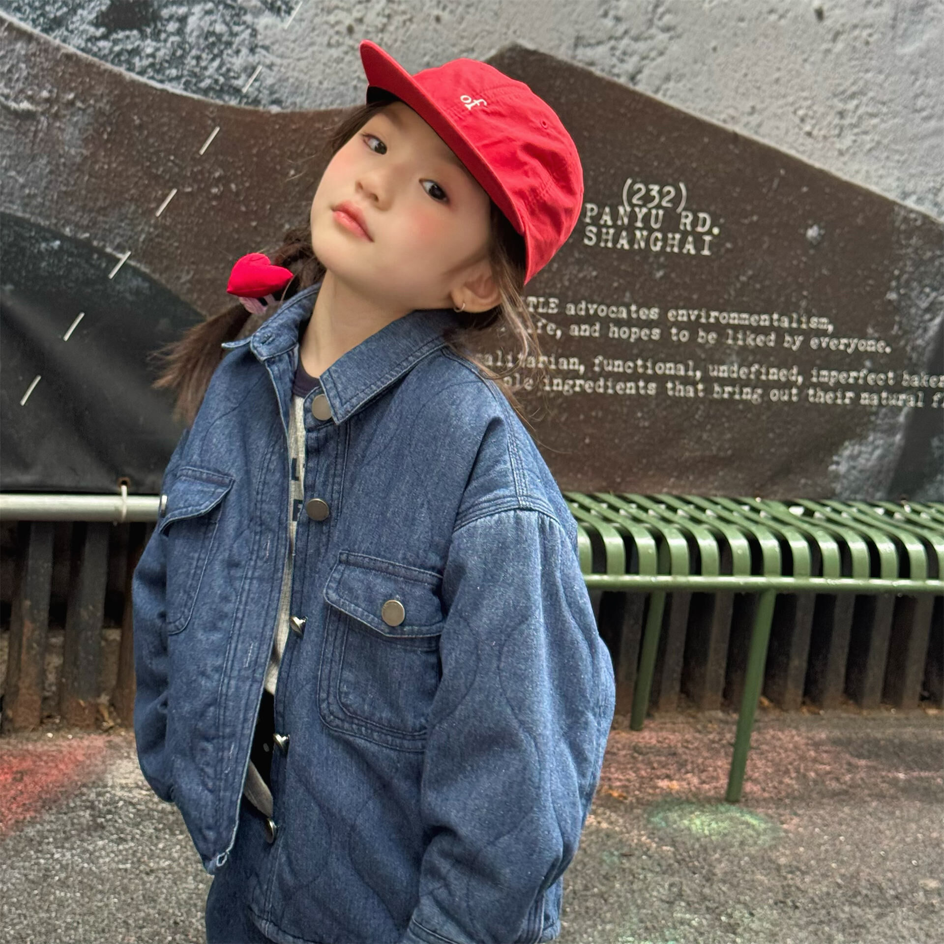 牛仔充棉夾克(80-130)