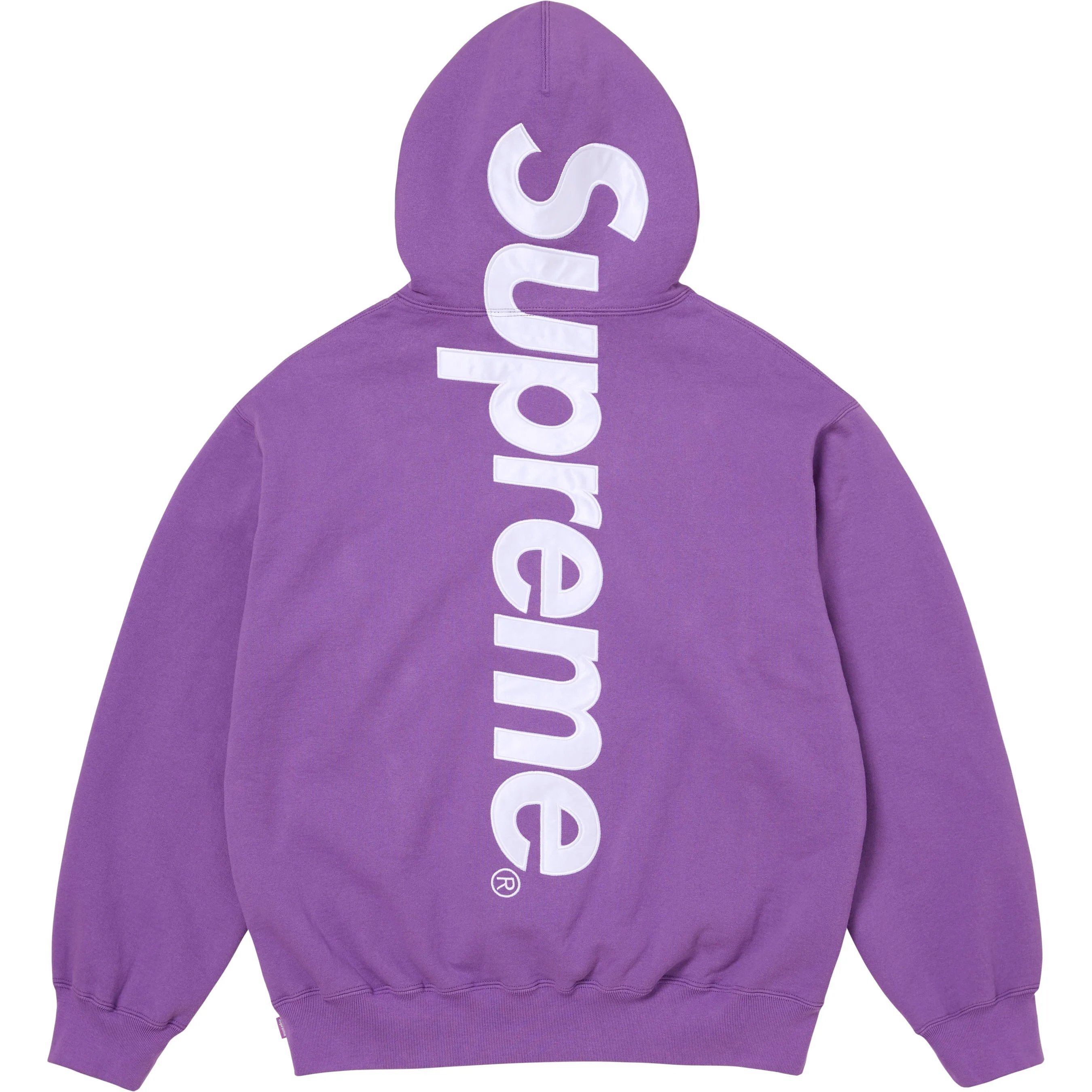 Supreme FW25 Satin Appliqué Hooded Sweatshirt