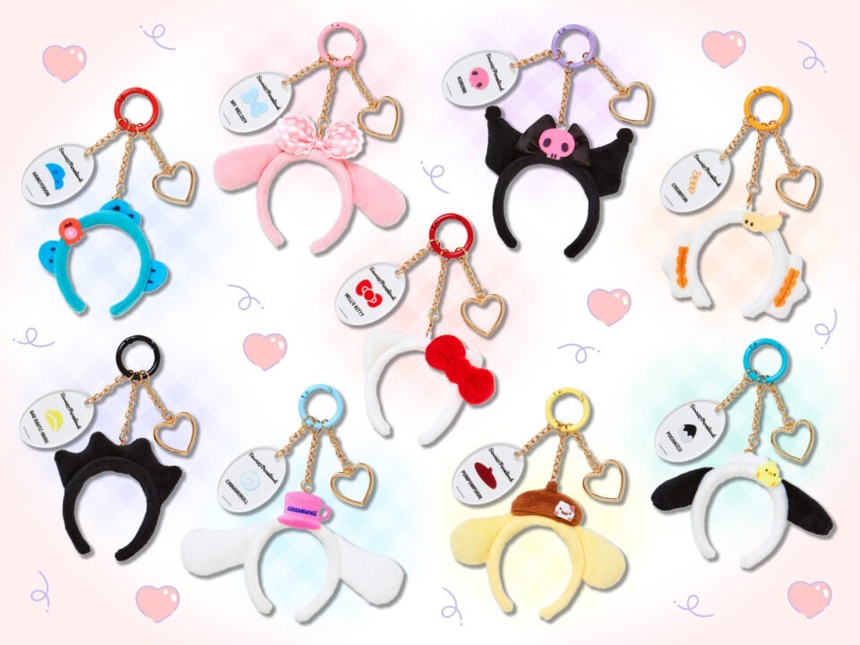 預購┃日本三麗鷗樂園限定 sanrio 迷你 髮箍 吊飾