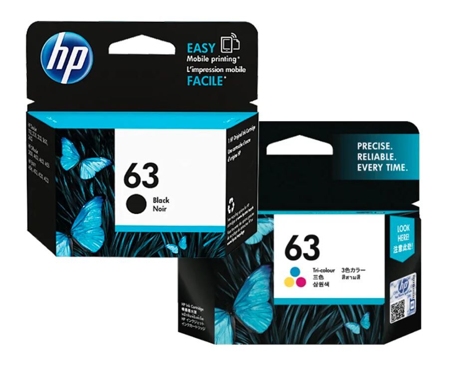 HP 惠普 NO.63 原廠墨水匣