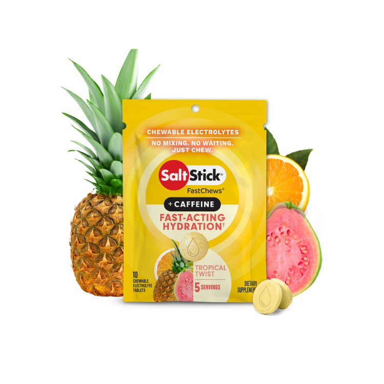 SaltStick 口含錠–綜合水果+咖啡因  (10入裝)