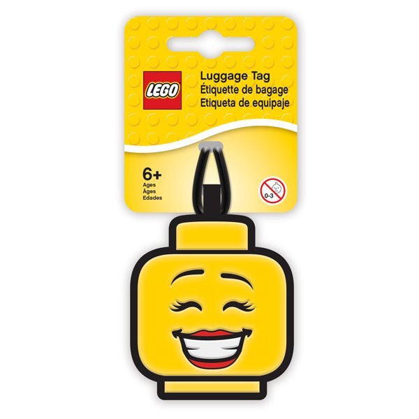 LGL-5116 樂高人物笑臉(女)造型吊牌